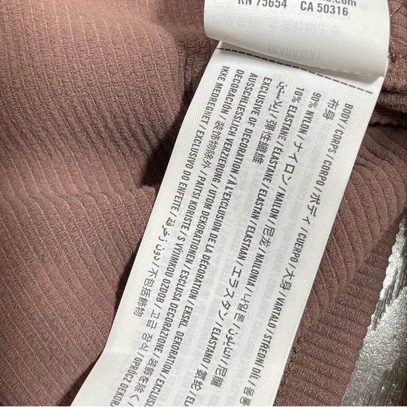 Abercrombie and fitch soft a&f collection Ribbed Crop Top cut out Size XL - Picture 2 of 4